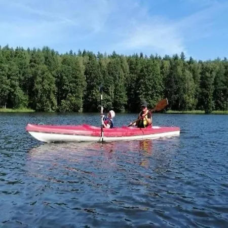 Дом отдыха Cottage By Rosnowskie Lake With Sandy Beach, Cleaning Included Rosnowo